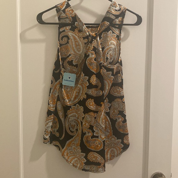 Boho Paisley Print tank Top - Picture 4 of 6